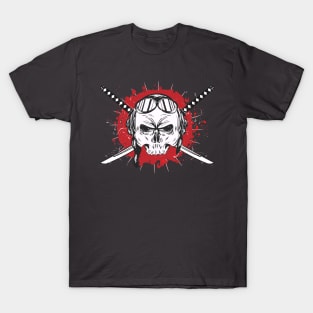 Samurai Skull Skeleton T-Shirt